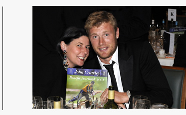 Christina Pierce with Freddie Flintoff