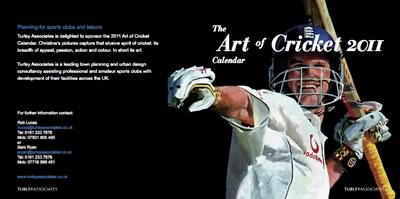 art of cricket 2011 calendar