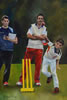 Coach - oil on canvas 16 x 24 by christina pierce, cricket artist