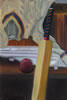Still Life - oil on canvas 16 x 24 by christina pierce, cricket artist