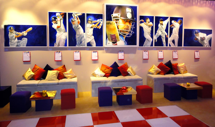 India icons paintings by Christina Pierce were auctioned in aid of arts for india