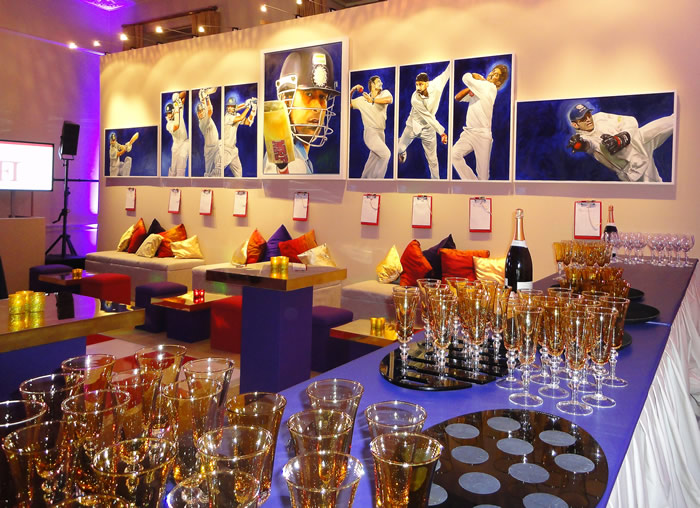 India icons paintings by Christina Pierce were auctioned in aid of arts for india