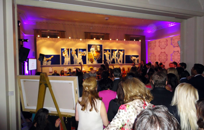 India icons paintings by Christina Pierce were auctioned in aid of arts for india