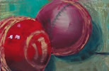 Balls II - Christina Pierce, cricket artist
