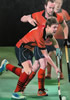 Cardiff Hockey National League, Bag, oil on canvas 36&rdquo; x 24&rdquo; commissioned painting by christina pierce, cricket artist