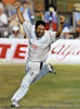 mushtaq ahmed painting by christina pierce, cricket artist